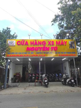 BẢNG HIỆU ALU CỬA HÀNG XE MÁY TẠI DĨ AN