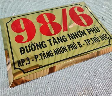 BẢNG MICA, INOX