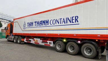 Dán Decal Xe Container