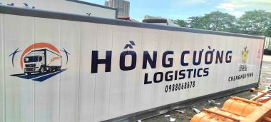 Dán Decal Xe Container