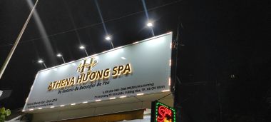Thi Công Bảng Hiệu Spa Đẹp, Sang Trọng Và Nổi Bật Về Đêm