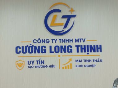 Thi Công Bảng Hiệu Công Ty Cường Long Thịnh Đẹp, Chuyên Nghiệp